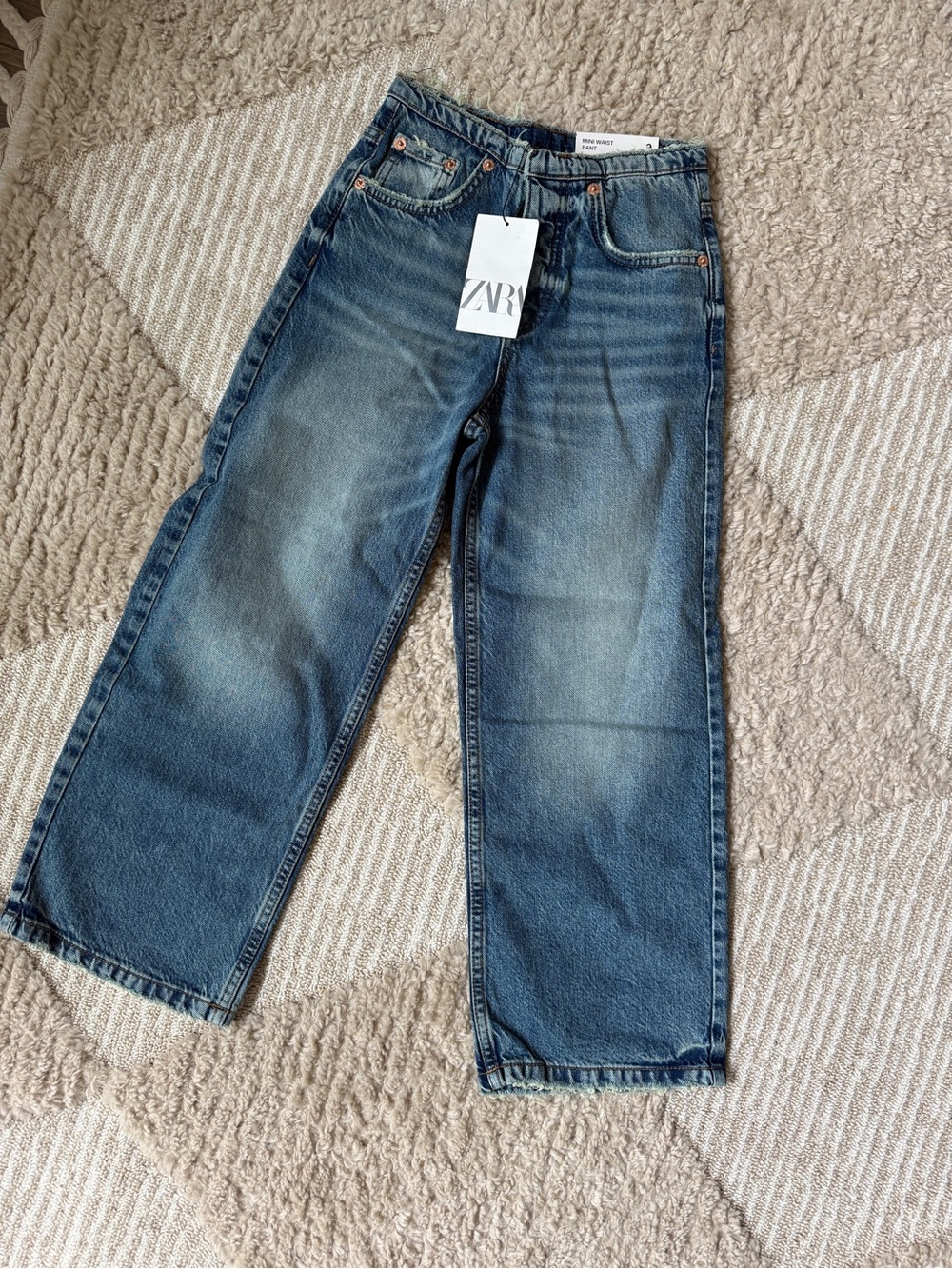 ZARA Girls Wide Leg Jean Size 9